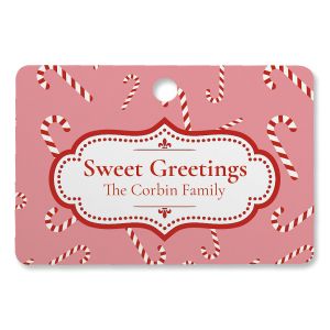 Sweet Greetings Personalized Ornament Rectangle