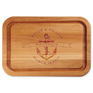 Alder Anchor Custom Wood Cutting Board