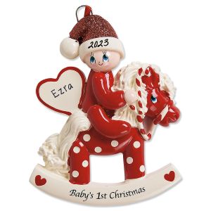 Baby's 1st Christmas Custom Ornament