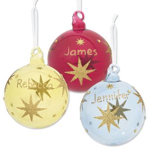 Birthstone Personalized Ornament