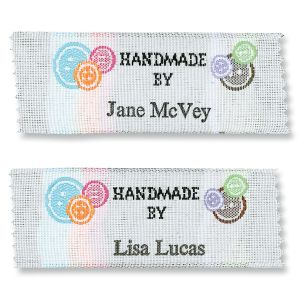 Hand Made By Personalized Sewing Labels