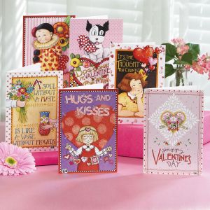 Hearts & Flowers Valentine Cards