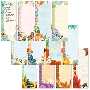 Floral Shopping List Pads