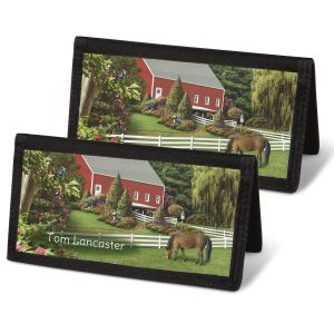 Country Life Personal Checkbook Covers