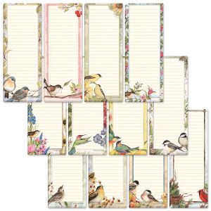 Birds Magnetic Shopping List Pads