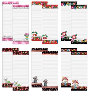 Magnetic Lined Shopping List Pads by Mary Engelbreit