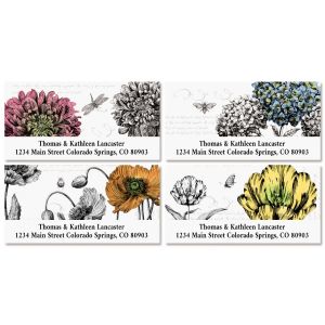 Botanical Deluxe Return Address Labels