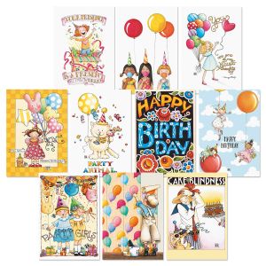 Bright Birthday Greeting Cards Value Pack