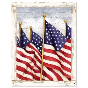 Old Glory Note Cards