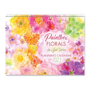 Paintbox Floral 2023 Big Grid Planning Calendar