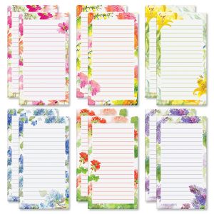 Paintbox Floral Shopping List Pads