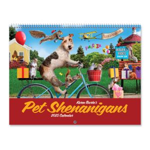 2025 Karen Burke Pet Shenanigans Wall Calendar