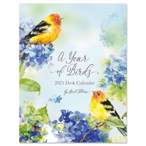 2025 A Year of Birds Dance Desk Calendar