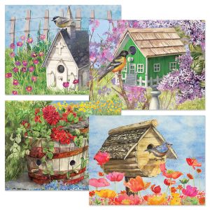 Birdhouse Note Cards - BOGO