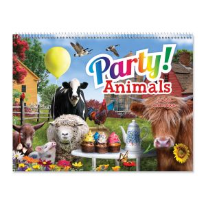 Party Animals 2026 Wall Calendar