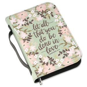 Praise Florals Bible Cover