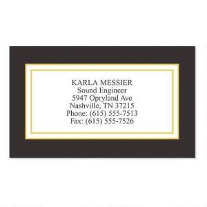 Black Classic  Business Cards