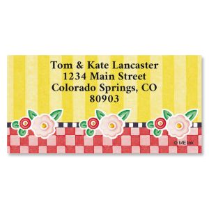 Mary’s Posies  Border Address Labels