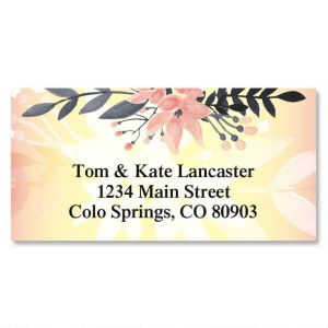 Delicate Branch Border Return Address Labels