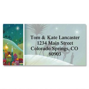 Faith Border Address Labels