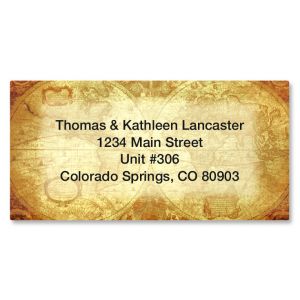 Old World Border Address Labels