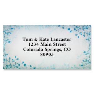 Ivy Vine Border Return Address Labels