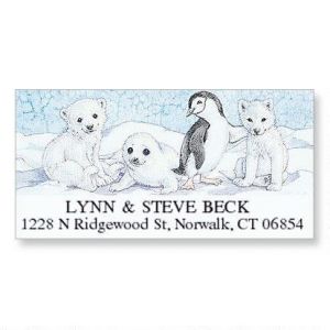 Arctic Pals Deluxe Holiday Address Labels
