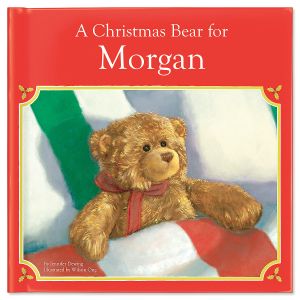 A Christmas Bear For Me with Plush Bear Custom Storybook