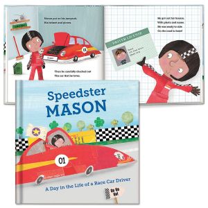 A Day in the Life of A Race Car Driver Custom Storybook