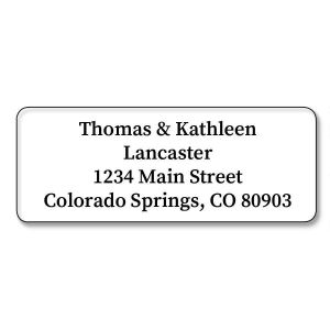 Clear Address Labels - 96 Count Sheets