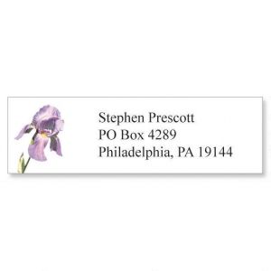 Spring Floral Classic Return Address Labels