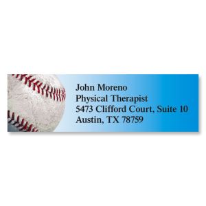 Baseball Classic Return Address Labels