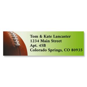 Football Classic Return Address Labels