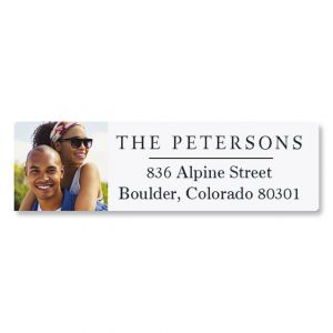 Classic Photo Custom Return Address Label