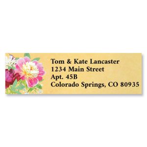 Peony Sherbet Classic Return Address Labels