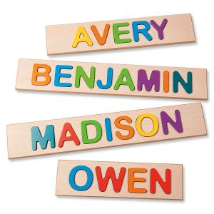 Custom Wooden Name Puzzle