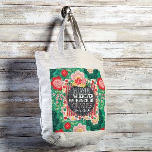 Home is Wherever Book Tote