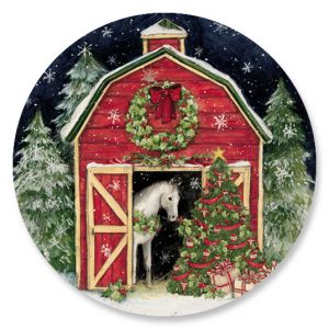 Christmas Horses Decorative Envelope Seals