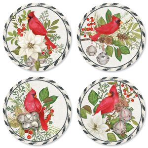 Silver Bell Cardinals Envelope Seals (4 Designs)