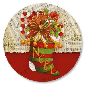 Christmas Stocking Envelope Seals