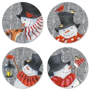 Snowy Friendship Envelope Seals (4 Designs)