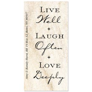 Live, Love, Laugh Oversized Address Labels
