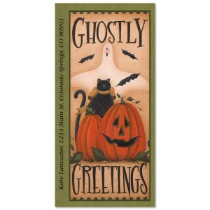 Ghostly Greetings Oversize Address Labels