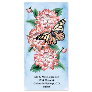 Resting Butterfly Oversized Return Address Labels