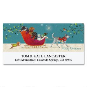 Sleigh Ride Deluxe Address Labels