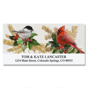 Birds and Boughs Deluxe Address Labels