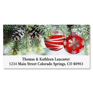 Ornament Wish Deluxe Christmas Return Address Labels