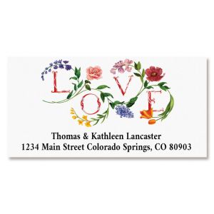 Love Botanical Deluxe Address Labels