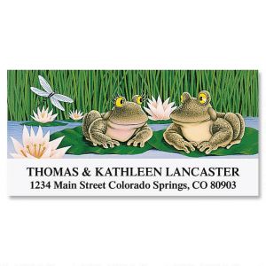 Lily Pad Love Deluxe Address Labels