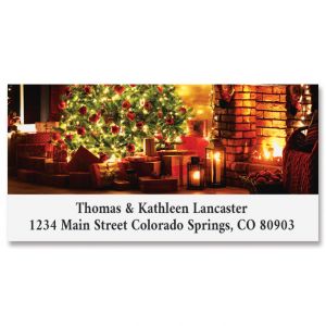 Classic Christmas Deluxe Return Address Labels